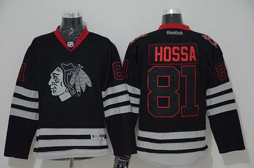 Marian Hossa Chicago Blackhawks black jersey