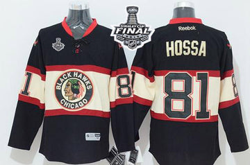 Marian Hossa Chicago Blackhawks black jersey