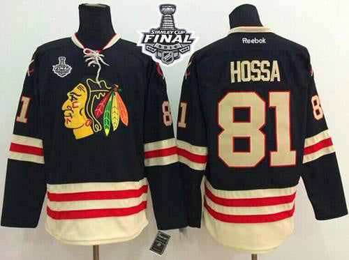 Marian Hossa Chicago Blackhawks black Winter Classic jersey