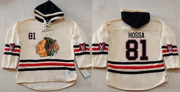 Marian Hossa Chicago Blackhawks cream jersey
