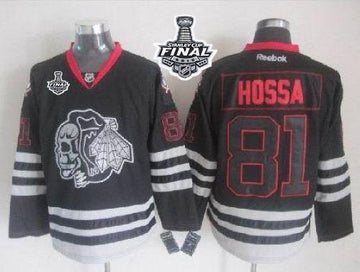 Marian Hossa New Chicago Blackhawks black jersey
