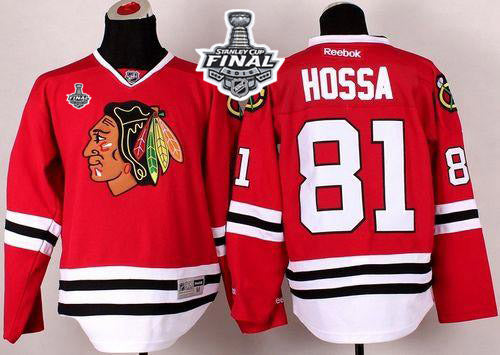 Marian Hossa Chicago Blackhawks red jersey