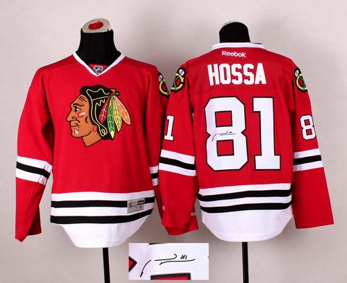 Marian Hossa Chicago Blackhawks red jersey