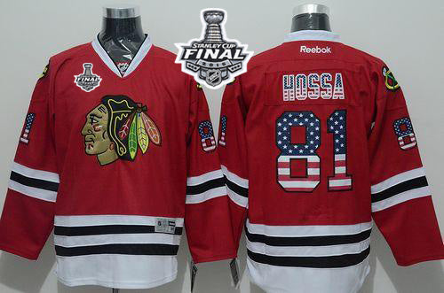 Marian Hossa Chicago Blackhawks red Fashion jersey