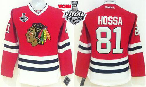 Marian Hossa Chicago Blackhawks red Home jersey