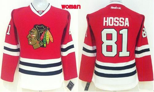 Marian Hossa Chicago Blackhawks red Home jersey