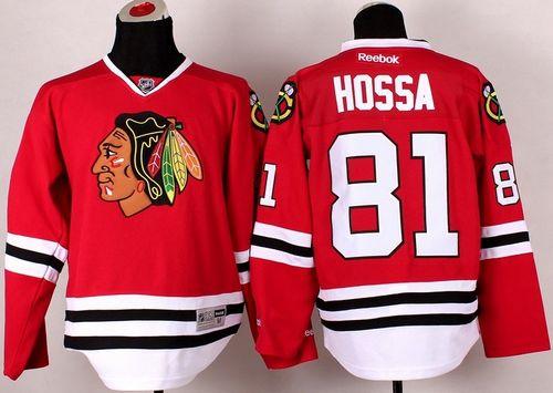 Marian Hossa Chicago Blackhawks red jersey