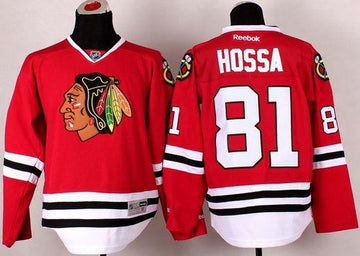 Marian Hossa Chicago Blackhawks red jersey