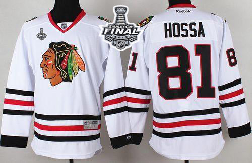 Marian Hossa Chicago Blackhawks white jersey