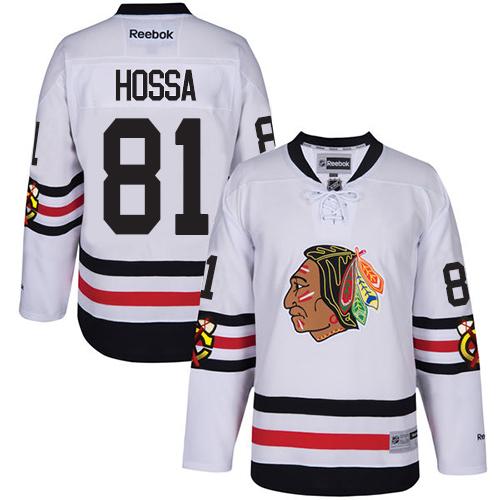Marian Hossa Chicago Blackhawks white Winter Classic jersey