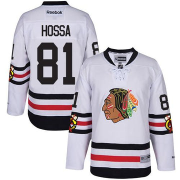 Marian Hossa Chicago Blackhawks white Winter Classic jersey