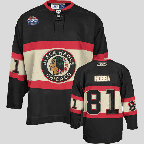Marian Hossa Chicago Blackhawks black Winter Classic jersey