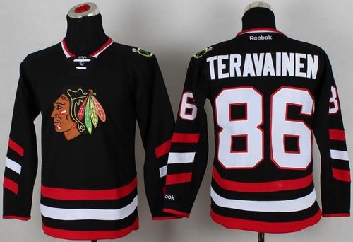 Teuvo Teravainen Chicago Blackhawks black Stadium Series jersey