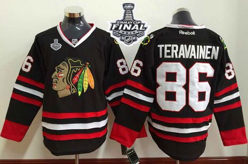 Teuvo Teravainen Chicago Blackhawks black jersey