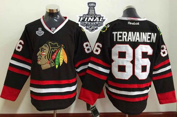 Teuvo Teravainen Chicago Blackhawks black jersey