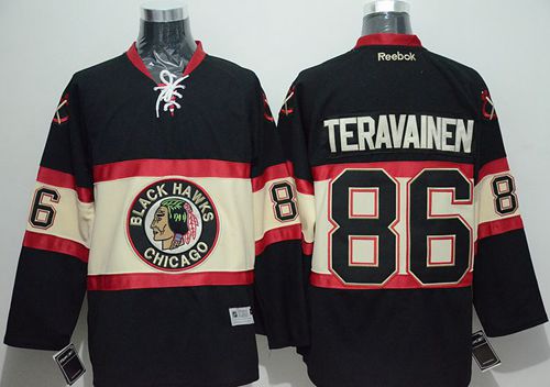 Teuvo Teravainen Chicago Blackhawks black jersey