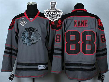 Patrick Kane Chicago Blackhawks charcoal Fashion jersey