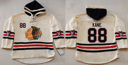 Patrick Kane Chicago Blackhawks cream jersey