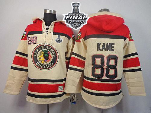 Patrick Kane Chicago Blackhawks cream jersey