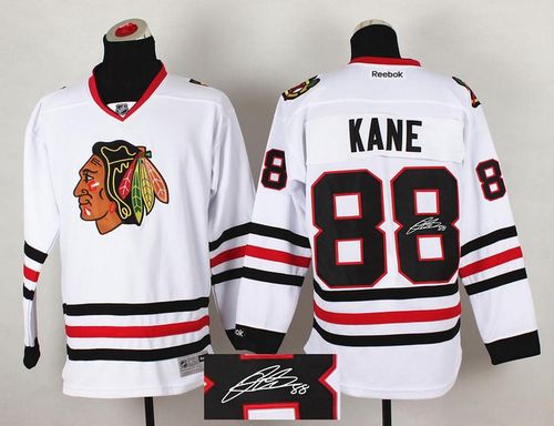 Patrick Kane Chicago Blackhawks white jersey