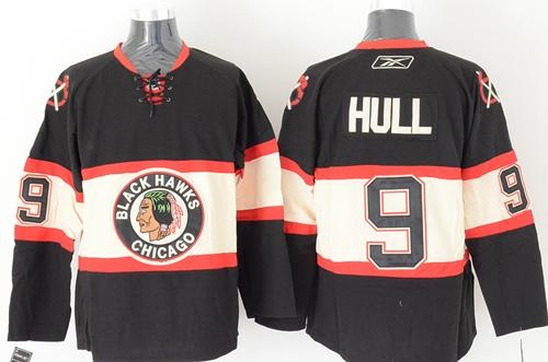Bobby Hull Chicago Blackhawks black jersey