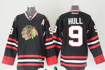 Bobby Hull Chicago Blackhawks black jersey