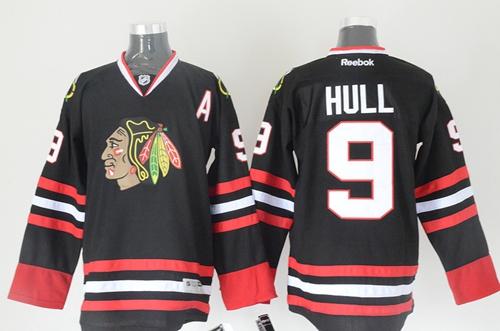 Bobby Hull Chicago Blackhawks black jersey
