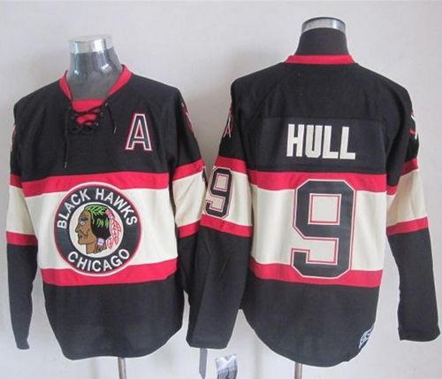Bobby Hull Chicago Blackhawks black jersey