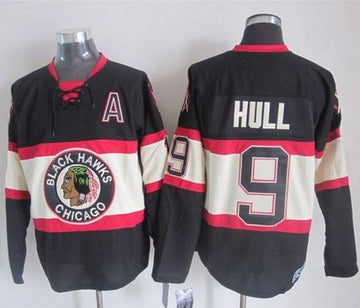 Bobby Hull Chicago Blackhawks black jersey