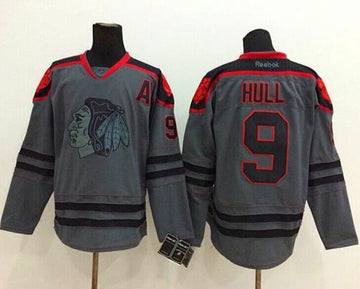 Bobby Hull Chicago Blackhawks charcoal Fashion jersey