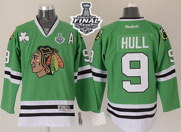 Bobby Hull Chicago Blackhawks green jersey