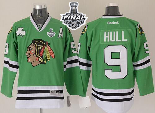 Bobby Hull Chicago Blackhawks green jersey