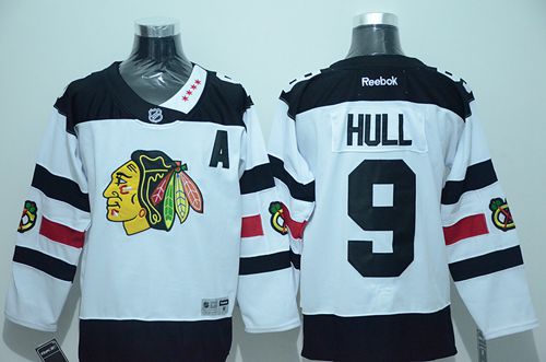 Bobby Hull Chicago Blackhawks white Stadium Series jersey