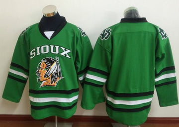 Custom Chicago Blackhawks green jersey