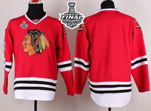 Custom Chicago Blackhawks red jersey