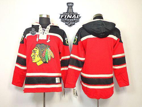 Custom Chicago Blackhawks red jersey