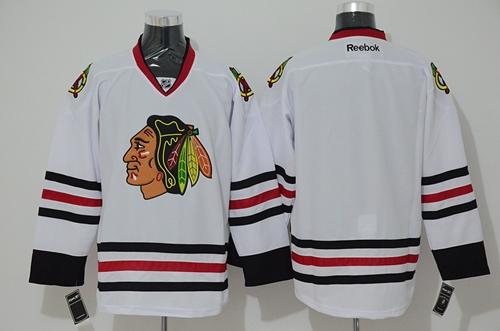 Custom Chicago Blackhawks white jersey