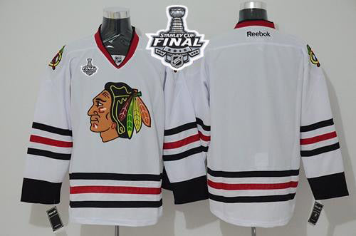 Custom Chicago Blackhawks white jersey