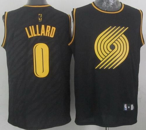 Damian Lillard Portland Trail Blazers black Fashion jersey