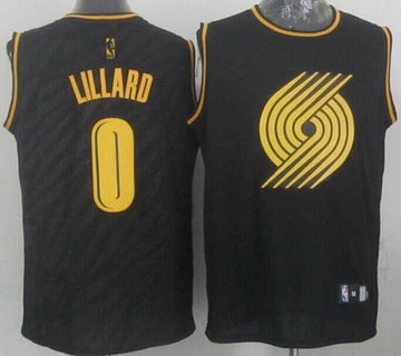 Damian Lillard Portland Trail Blazers black Fashion jersey