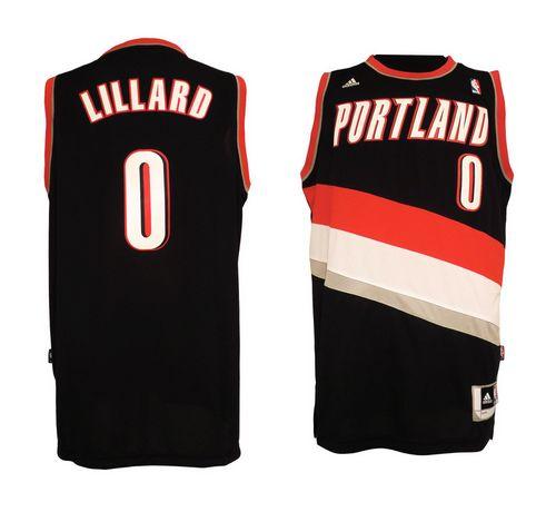 Damian Lillard Portland Trail Blazers black jersey
