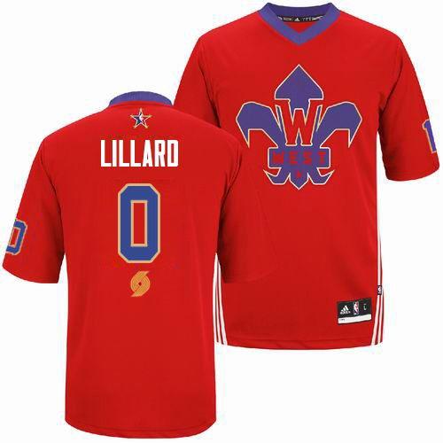 Damian Lillard Portland Trail Blazers red jersey