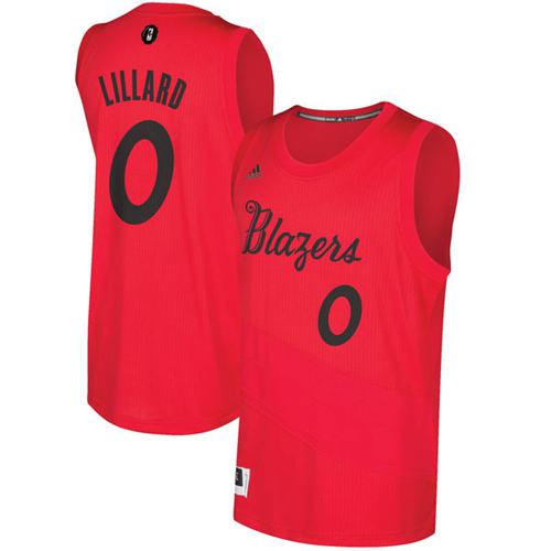 Damian Lillard Portland Trail Blazers red jersey