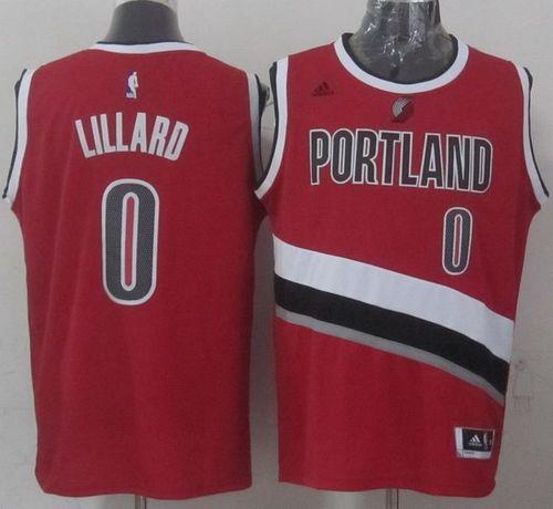 Damian Lillard Portland Trail Blazers red jersey