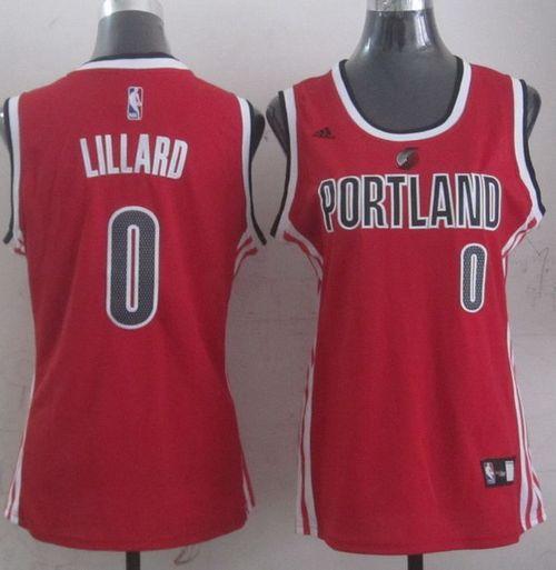 Damian Lillard Portland Trail Blazers red jersey