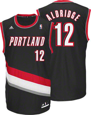 LaMarcus Aldridge Portland Trail Blazers black jersey