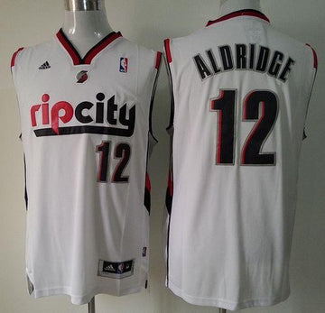 Lamarcus Aldridge Portland Trail Blazers white Throwback jersey