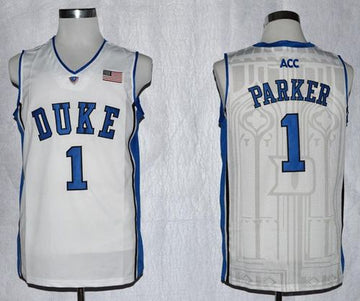 Jabari Parker Duke Blue Devils white jersey