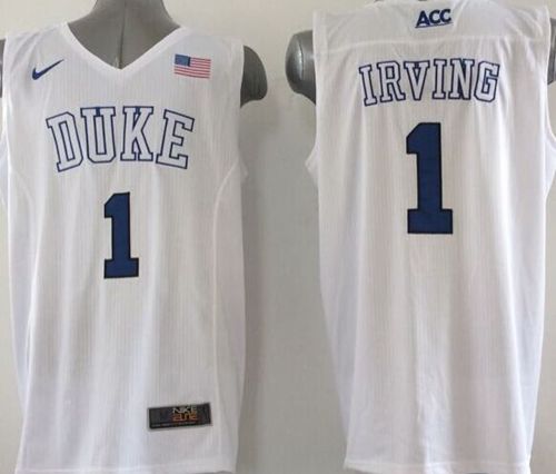 Kyrie Irving Duke Blue Devils white Elite jersey