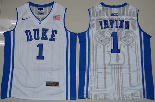 Kyrie Irving Duke Blue Devils white Elite jersey